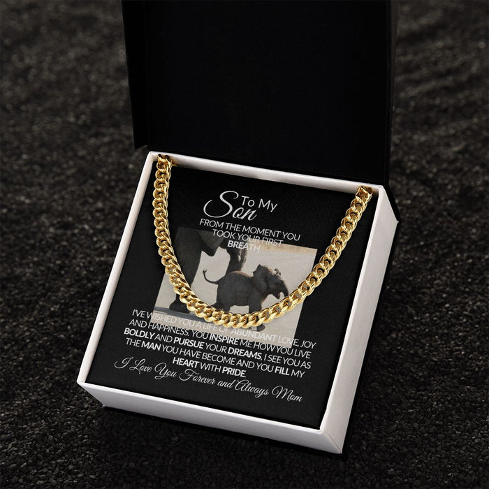 To My Son - Cuban Link Chain