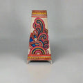 Traditional Indian Leather Art Lamp with Mythological Motif   Leather Paintings