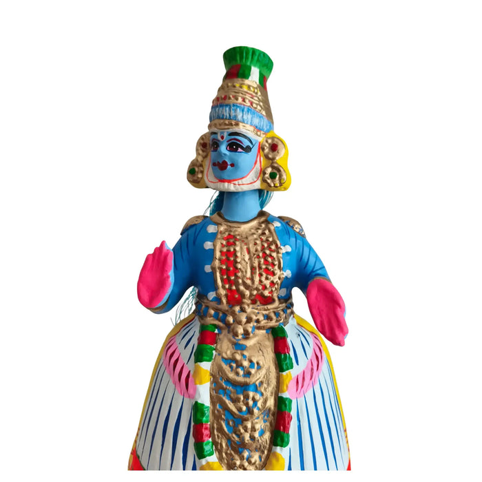 Traditional Kondapalli Kathakali Bomma – Vibrant Wooden Craft   Kondapalli Lacquerware