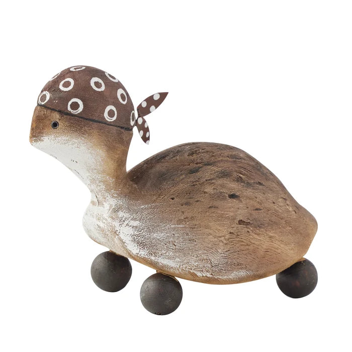 TURBO THE TURTLE - WOODEN DECOR - LARGE