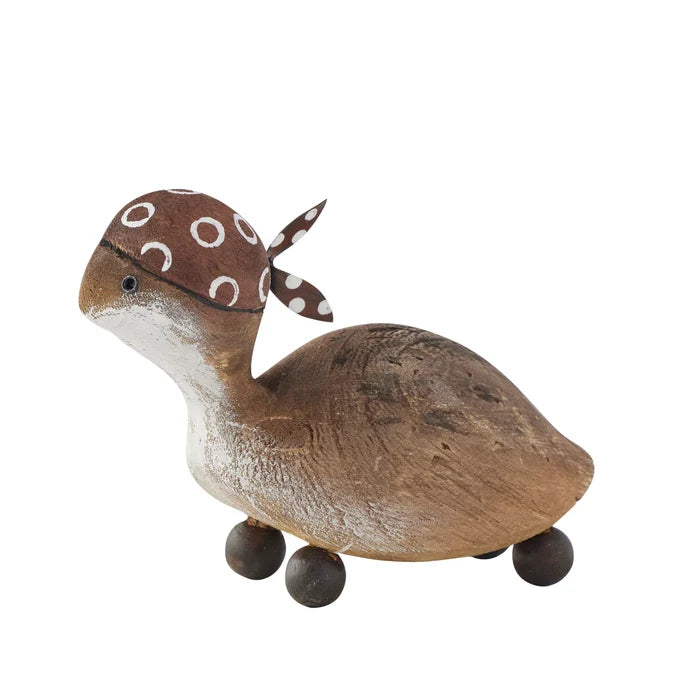 TURBO THE TURTLE - WOODEN DECOR - SMALL