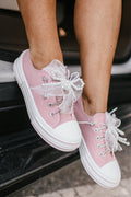 Very G Natural Aman Pearls Sneakers In Light Pink - Macoma Boutique301 Sneakers