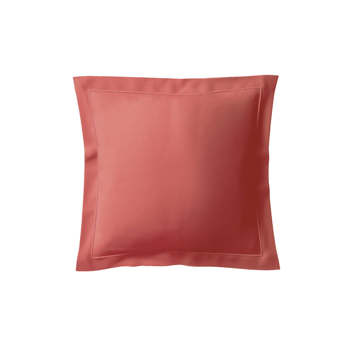 Vexin Terracotta 100% Cotton Percale Euro Sham Euro Sham By Anne de Solène