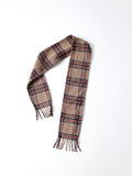 vintage plaid scarf