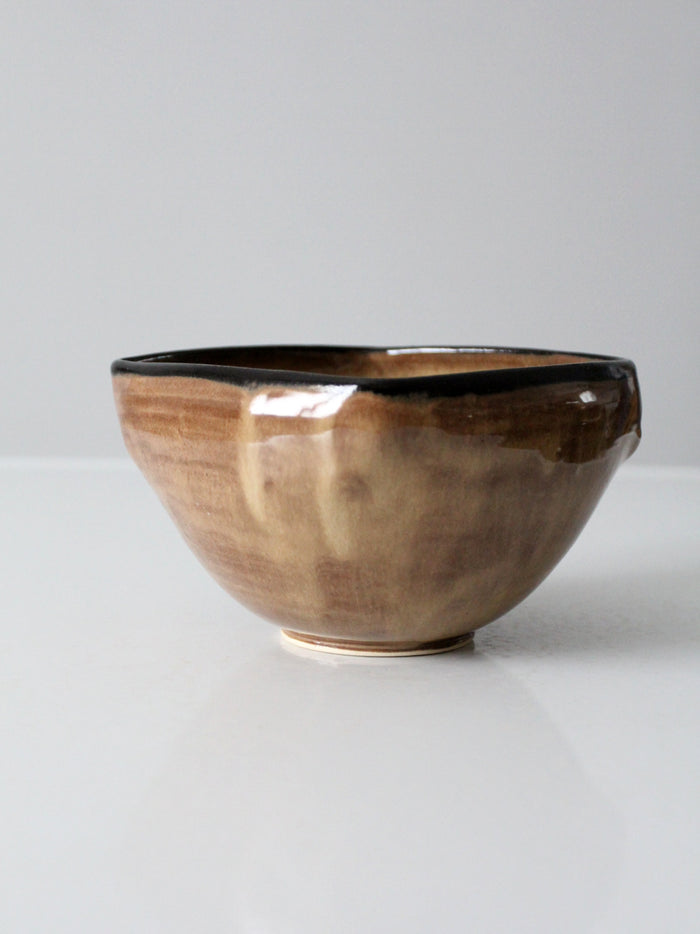 vintage studio pottery bowl