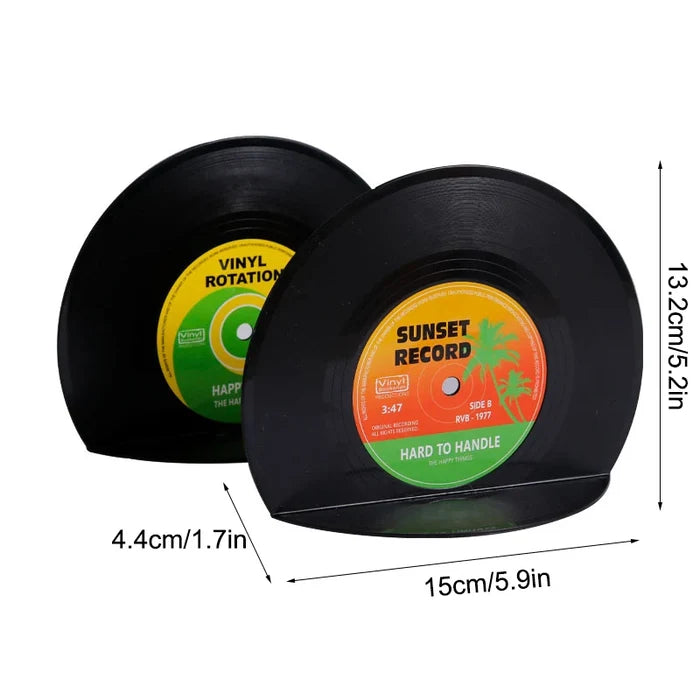 Vinyl Record Bookends