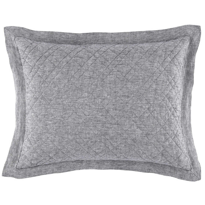 Washed Linen Quilted Sham Sham By Annie Selke