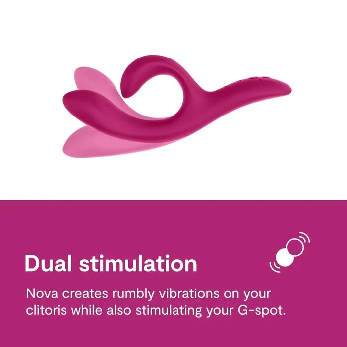 We-Vibe® We-Vibe Nova 2 Rabbit Vibrator – G-Spot & Clitoral Blended Orgasm