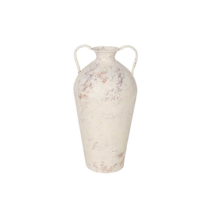 WEATHERED FARMHOUSE URN - MEDIUM