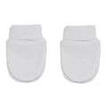 White Anti-Scratch Mittens No. P110-W -BP