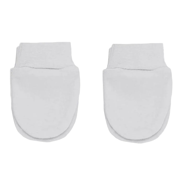 White Anti-Scratch Mittens No. P110-W -BP