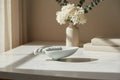 White Marble Decorative Bowl with Handle – Urli & Pooja Diya Bowl   Marble