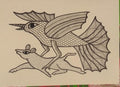 Wild Echoes Gond Tribal Art of Birds and Forest Life   Paintings