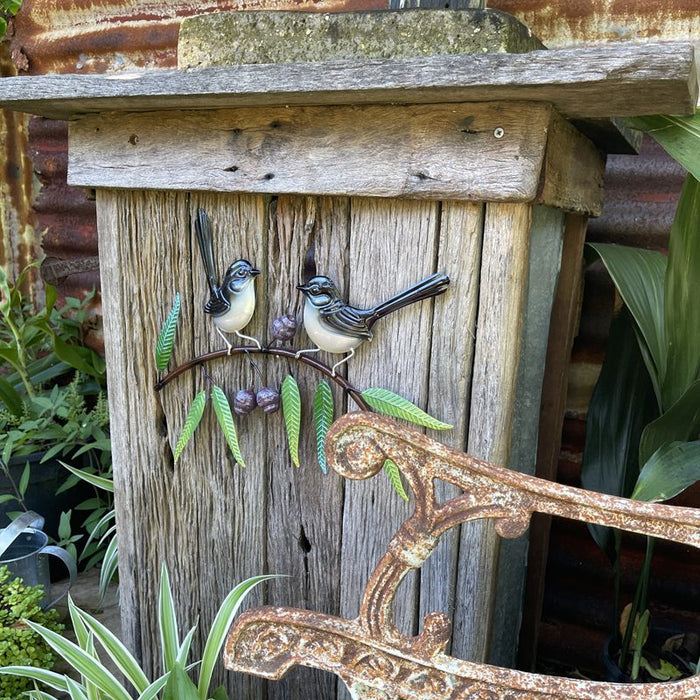 WILLIE WAGTAILS ON GUMNUT BRANCH