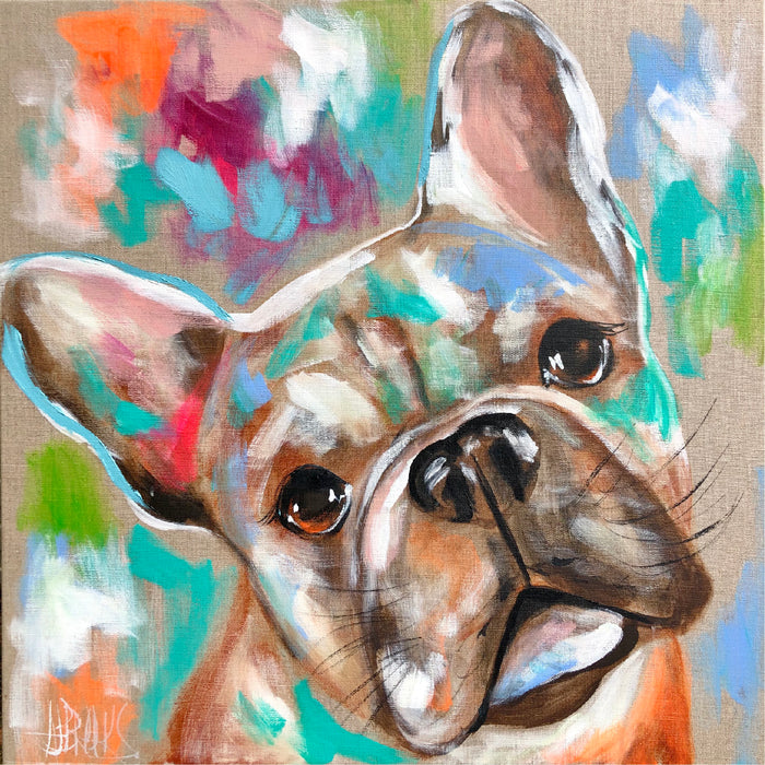 Willy The Frenchy Dog Coaster - Artist Lab