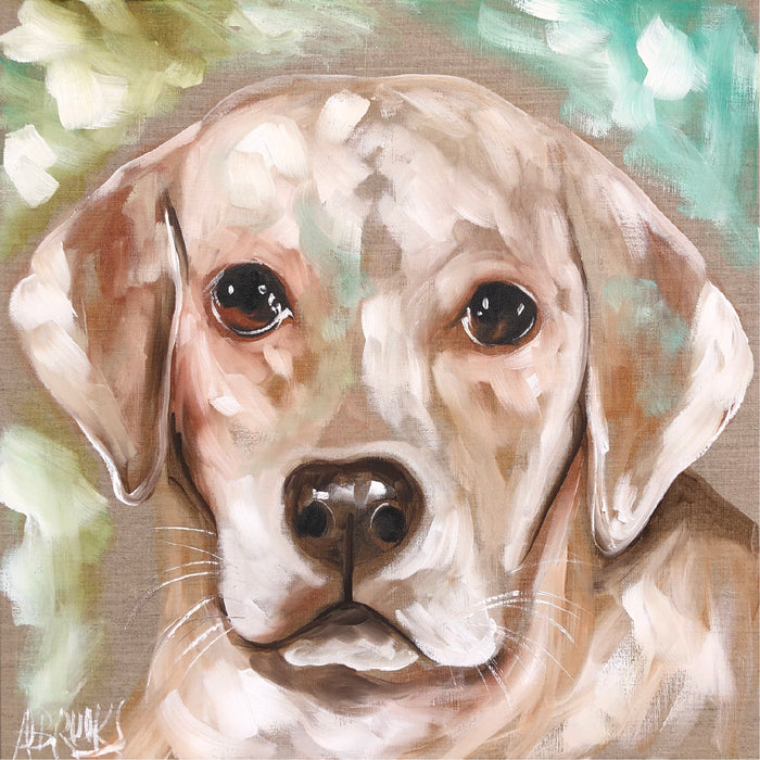 Wise Labrador Dog Coaster - Artist Lab