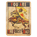 Wood Flat Card - Best Dad