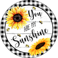 You Are My Sunshine Sign, Wreath Sign, Wreath Center, Wreath Attachment