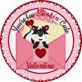 You're Too Stinkin Cute, Valentine Skunk, Valentine Sign, Red and Pink Sign,  Wreath Attachment