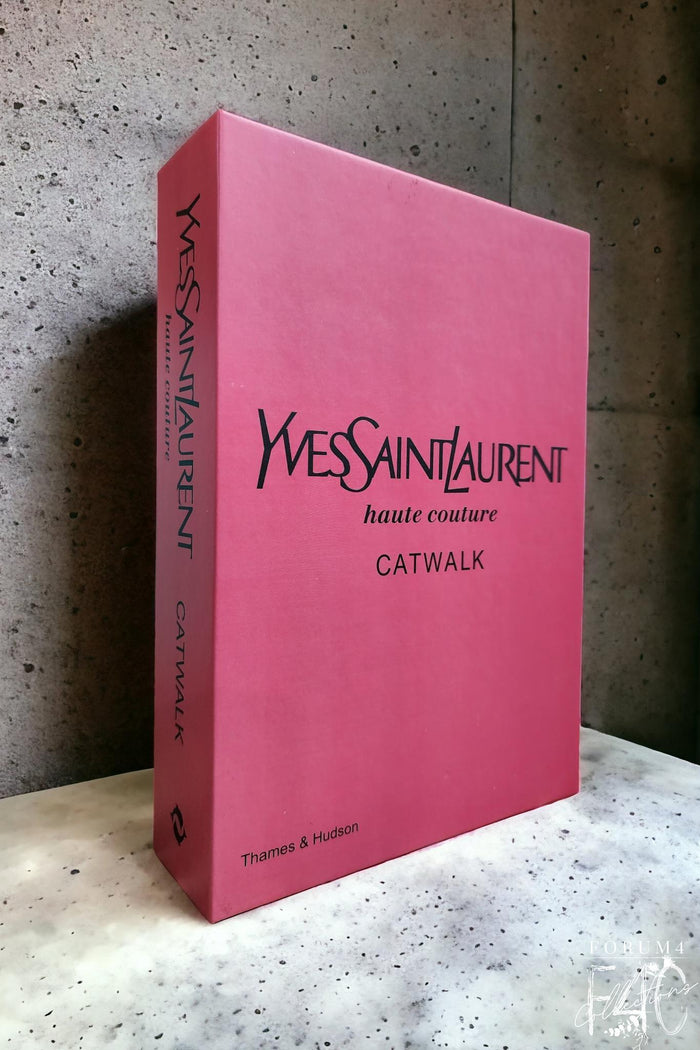 YVES SAINT LAURENT CATWALK DISPLAY BOOK BOX PINK