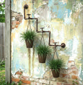 ZIG ZAG INDUSTRIAL IRON TAP HANGING PLANTER