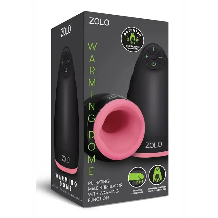 Pulsating Warming Dome Stimulator - Black - Masturbator